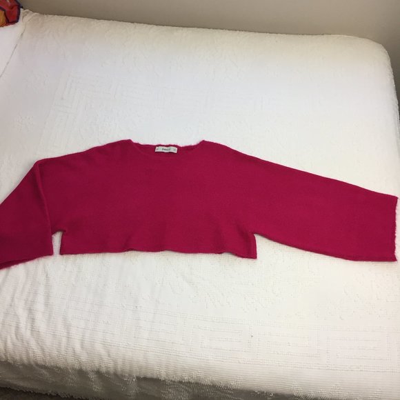 Zara Super Cropped Kimono Sleeve Sweater size M - Picture 6 of 7